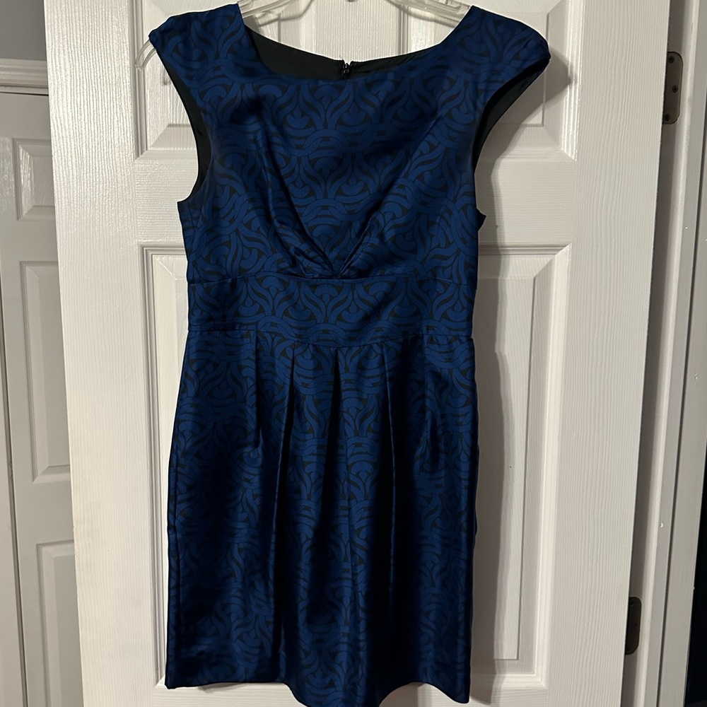 Banana Republic Petite Patterned Silk Dress